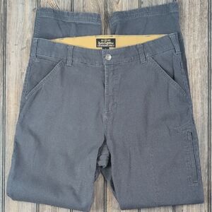 Noble Outfitters FullFlexx Canvas Work Pants Gray Size 14​